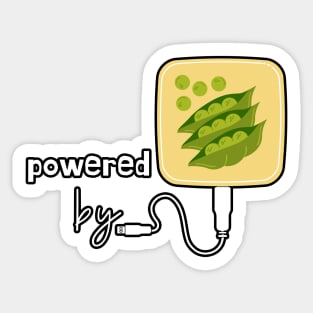 Powered by Edamame Sticker